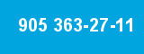 905 363-27-11 905 363-27-11